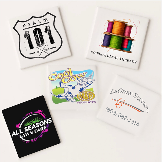 Bulk or Business Logo 2x2 Photo Magnets