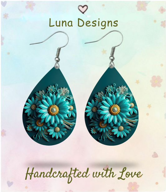 Daisies & Lace Earrings