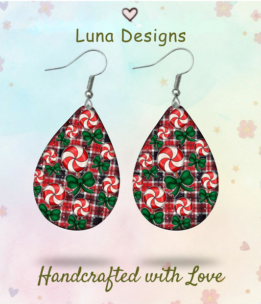 Christmas Candy Earrings